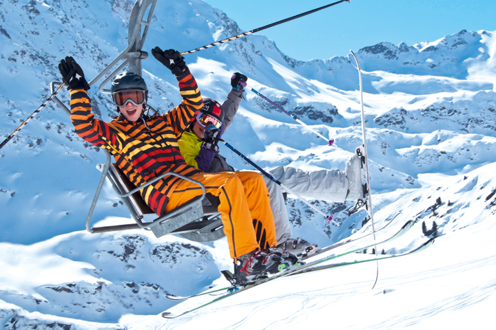 Winter ski holidays in the French Alps